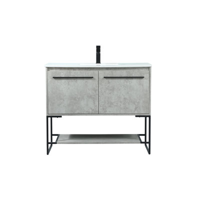 Ensemble de meuble-lavabo simple 40 po Rozell