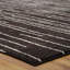 Urban Ridge Wool Hand Knotted Area Rug in Espresso Lines-69313642