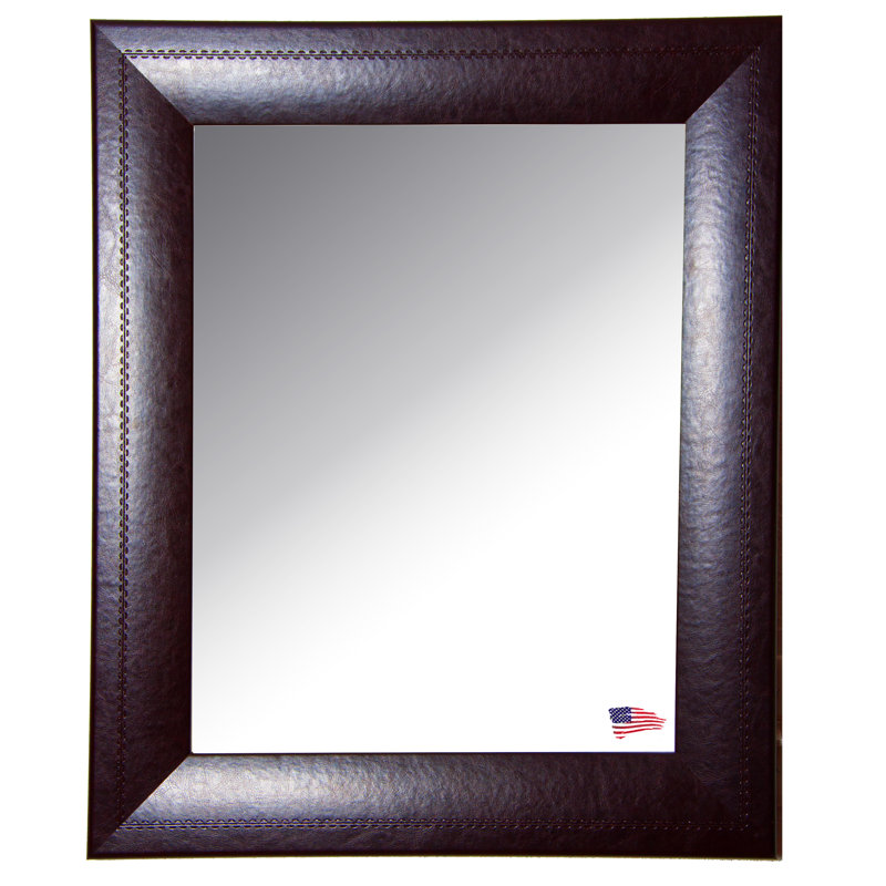 Arazeli Flat Wall Mirror, 32.25" H x 52.25" W