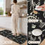 Tapis de cuisine lavables antidérapants Dino Bones