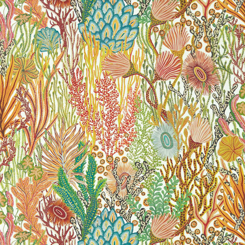 Acropora 10.05m x 68.6cm Wallpaper Roll, Brazilian Rosewood/Nectar/Tree Canopy