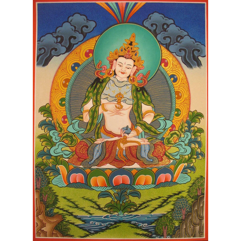 Dorje Sempa Thangka (Thangka sans brocart)