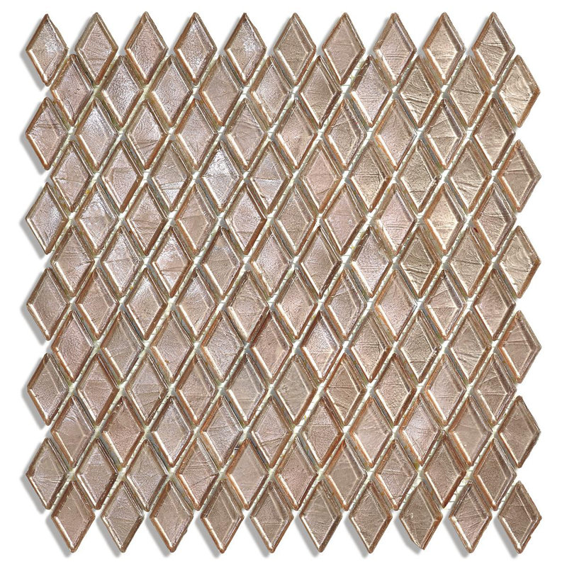 Murowa 7/8" x 1-5/8" Diamond Glass Mosaic