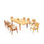 Atnas Outdoor 9 - Piece Teak Dining Set