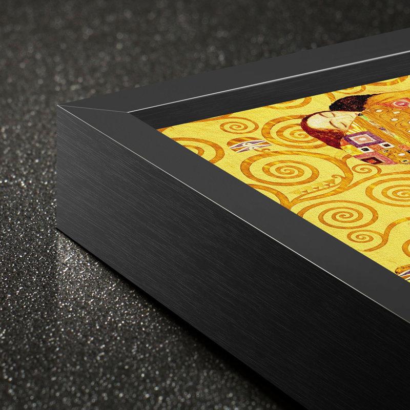 Klimt - reproduction de cadre photo, L 16 po x H 24 po, Noir