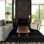 Tapis texturé en laine Kissena-26049396