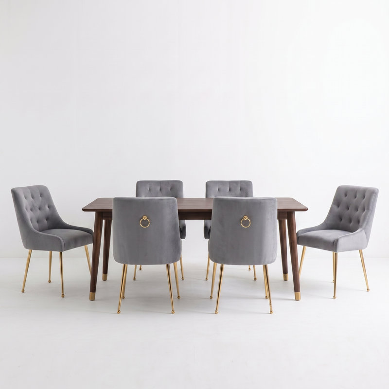Chaise d'appoint Mayreli, Gris
