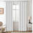 100% Blackout Curtain Liners for Bedroom Noice Reducing Thermal Insulated Liners for Living Room with 18 Pcs Rings 2 Panels Set-111096481