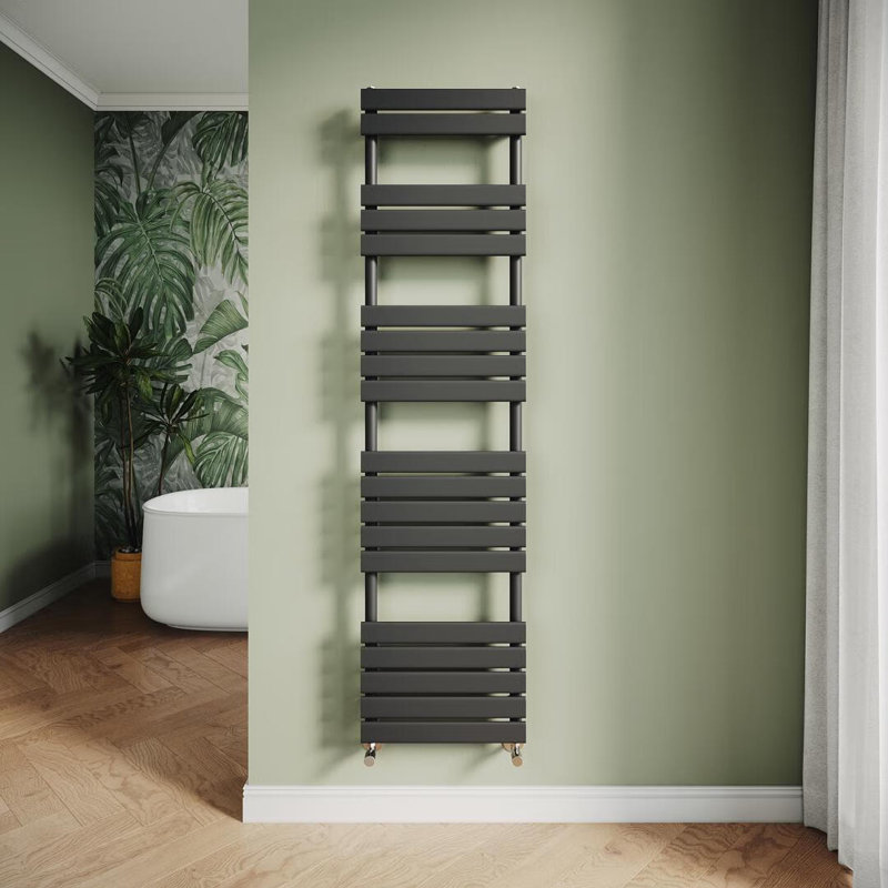 Sadrack 19 Wall Towel Rack, Matte Black