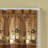 Linette Tailored 56'' W Kitchen Curtain in Brown-498310147