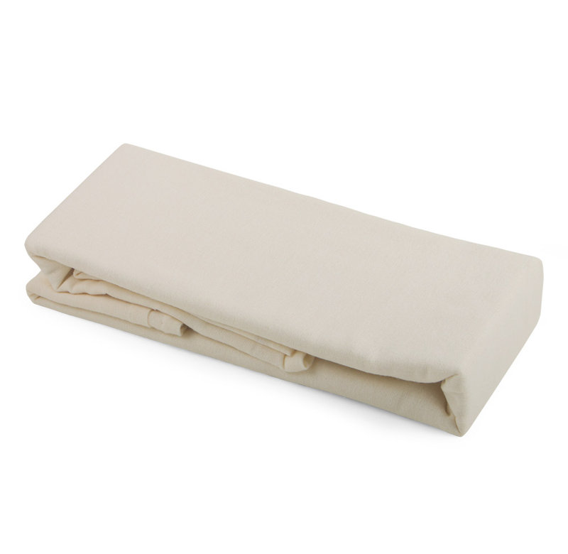 Latshaw Pram Flannelette Flat Sheet, Cream