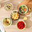 Ensemble de bols en céramique 6 pièces pour la soupe, la salade, le dessert, le riz et l'avoine, allant au lave-vaisselle et au micro-ondes, durable et élégant