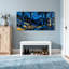«Nautical & Beach Starry Night Forest Landscape», reproduction d'art-1413128148