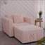 Canapé modulaire de 44,9 po avec rangement Sofas Coussins lavables | Rose clair | En forme de L | Chambre / salon