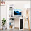 Bureau mural convertible avec tableau noir et tablette latérale HOMcom, poste de travail multifonctionnel