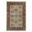 Hand Knotted Wool Oriental Area Rug in Ivory And Red