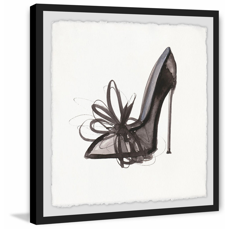 «Heel Heights», reproduction d'impression encadrée, H 12 po x l 12 po x P 1,5 po