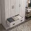 Bristol 3 Door 2 Drawer Wardrobe