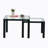 Amose Glass Top Nesting Coffee Table-1556825875