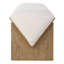 Uttermost Wedged Ivory Fabric Bench