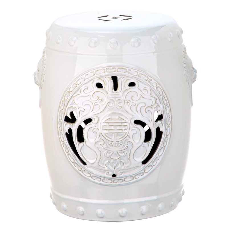 Tabouret de jardin Silvia, Crème