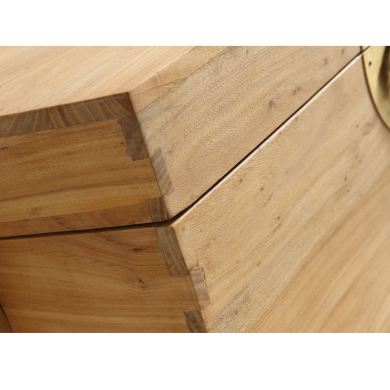 Traditional Mortise-Tenon Garment Rack, Burlywood