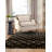 Contemporary Vincente Area Rug Black and Gold Color-423578272