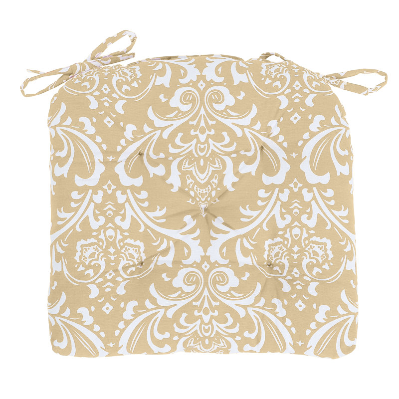 Outdoor 3'' Dining Chair Seat Cushion, Beige