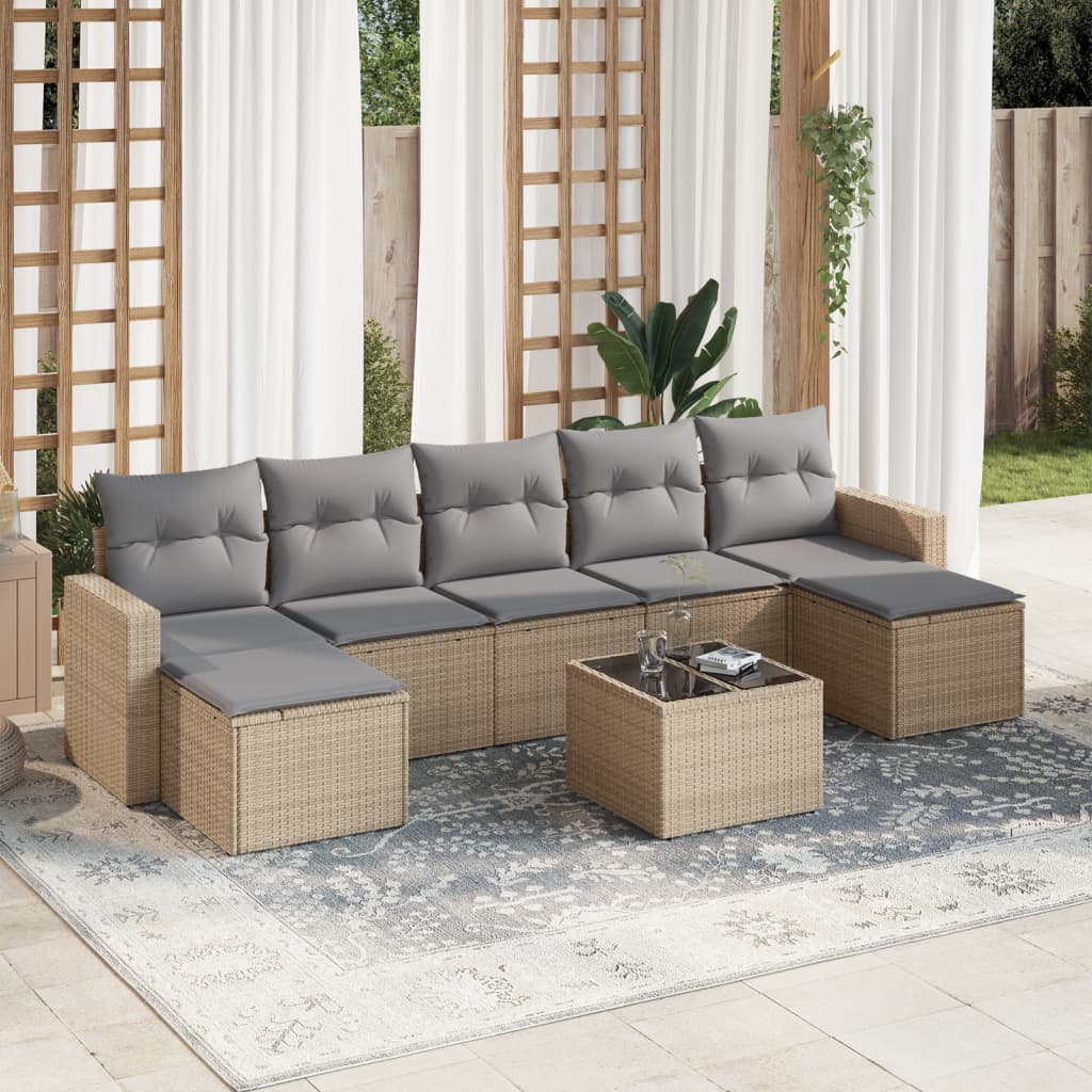 Gartensofa mit Kissen