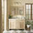 Amara Tempered Glass and Aluminum Alloy Framed French Cleat Mounted Wall Mirror-434510285-434510282