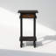Furinno Turn-N-Tube Tall Nightstand with Bin, Espresso/Brown-333640568-292757587