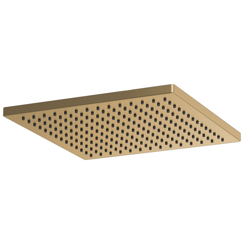 Essential™ Rain Adjustable Shower Head, Luxe Gold, 2.5 GPM