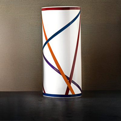 Missoni Nastri Multicolor High Vase - 16 H. 36 Cm