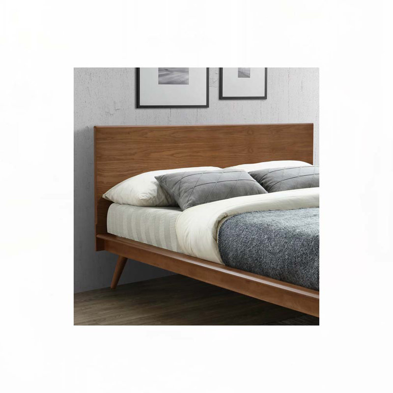 Lit plateforme avec cadre en bois, Grand