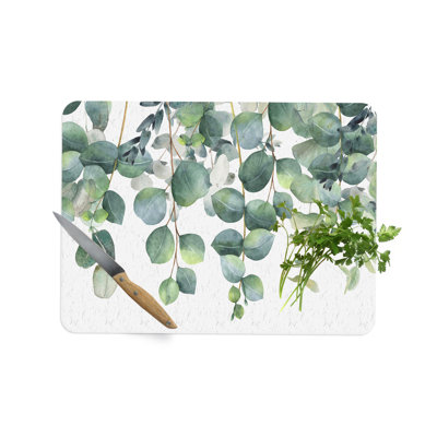 Planche à découper et à servir en feuille d'eucalyptus idéale pour la cuisine de tous les jours et pour les occasions spéciales