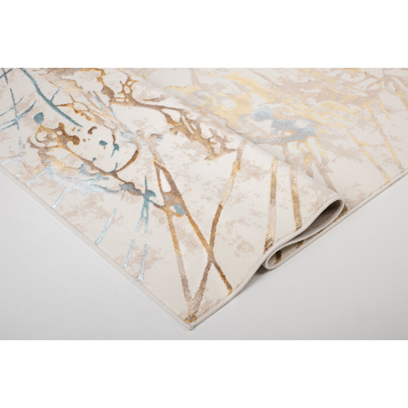 Abstract Indoor Rug, Rectangle 5'3" x 7'3"