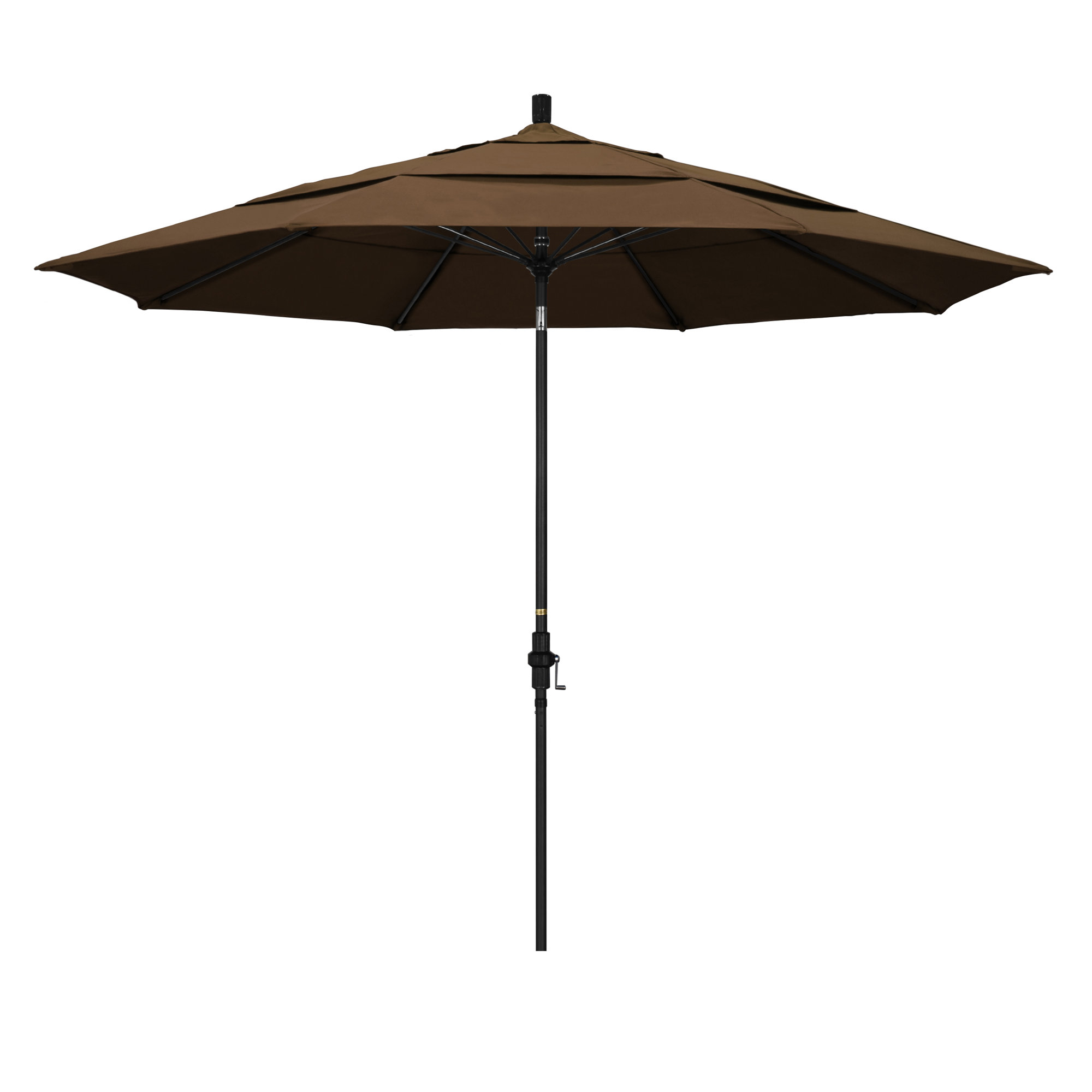 Brent 132'' Sunbrella® Outdoor Umbrella, Cocoa Sunbrella® Canvas