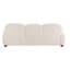 78 po Canapé rembourré 3 places moderne avec 3 coussins pour chambre à coucher, bureau, appartement
