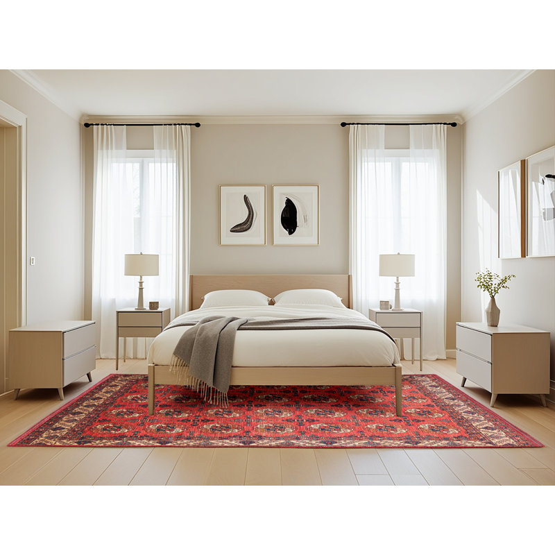 Hanaford Oriental Indoor Rug, Rectangle 5' x 8'