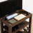 Small Shoe-Changing Bench With Shelves-116010567