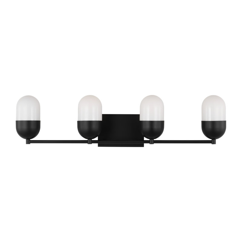 Meuble-lavabo très grand Foster, Noir mat
