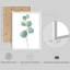 «Green Plants Botanical Minimalist Modern», impression encadrée, affiches, salle de bain, petit art mural-104788694-104788697