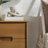 Solid Wood Groove Handle 2-Drawer Nightstand-1975598144