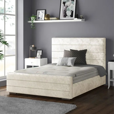 Desmarie Upholstered Velvet Bed