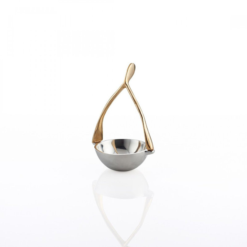 Sculpture vaisselle à wishbone écrous