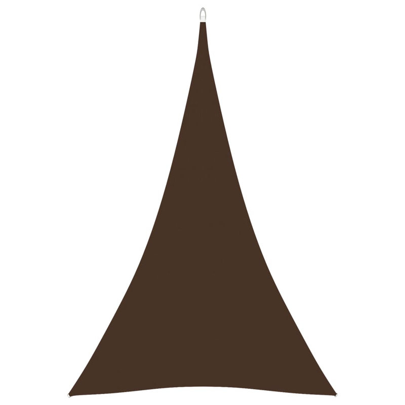 Naplate 5m x 7m Triangle Shade Sail, Brown