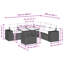  Garden Sofa Set Light Grey