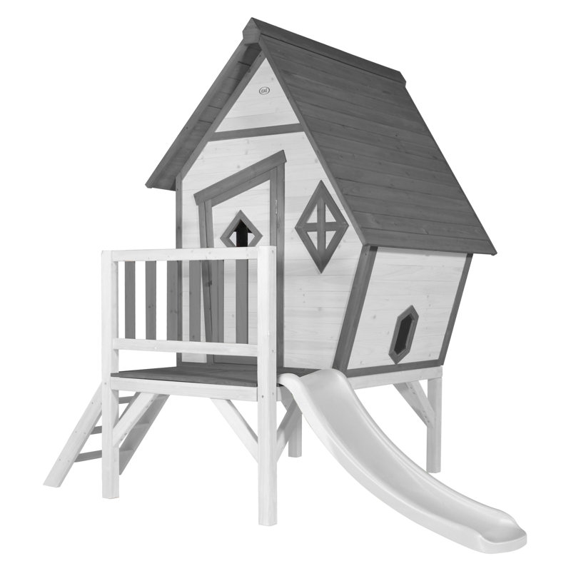 AXI 261cm W x 167cm D Outdoor Hemlock Wood,HDPE High Density Polyethylene Luxury Playhouse