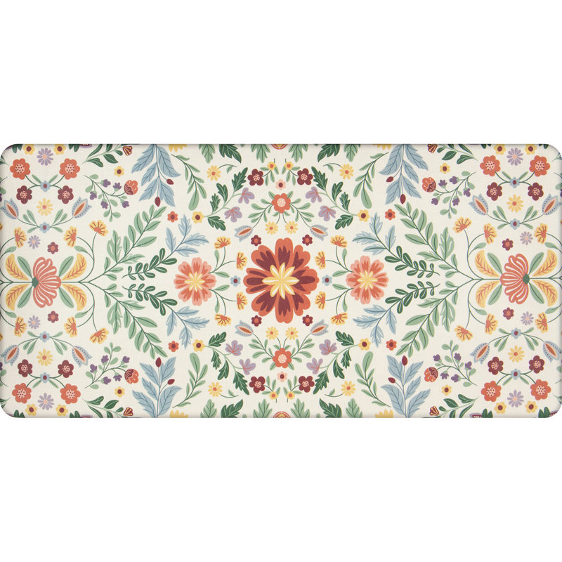 Cushion Comfort Agatha Floral  20" x 41", Runner 1'8" x 3'5"