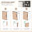 71" Tall Pantry Cabinet Freestanding Kitchen Cabinet